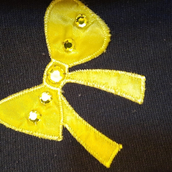 Womens large Vintage Christmas sweater with bows holiday sweatershirt - Picture 5 of 8